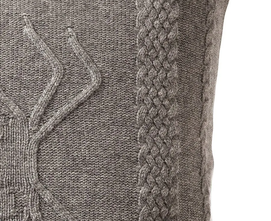 Cashmere Aranea Pillow - Gray
