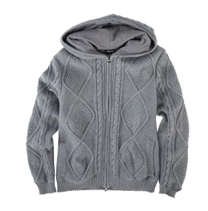 Cashmere Blend Cable Hoodie