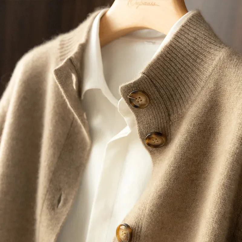 Cashmere Button Up