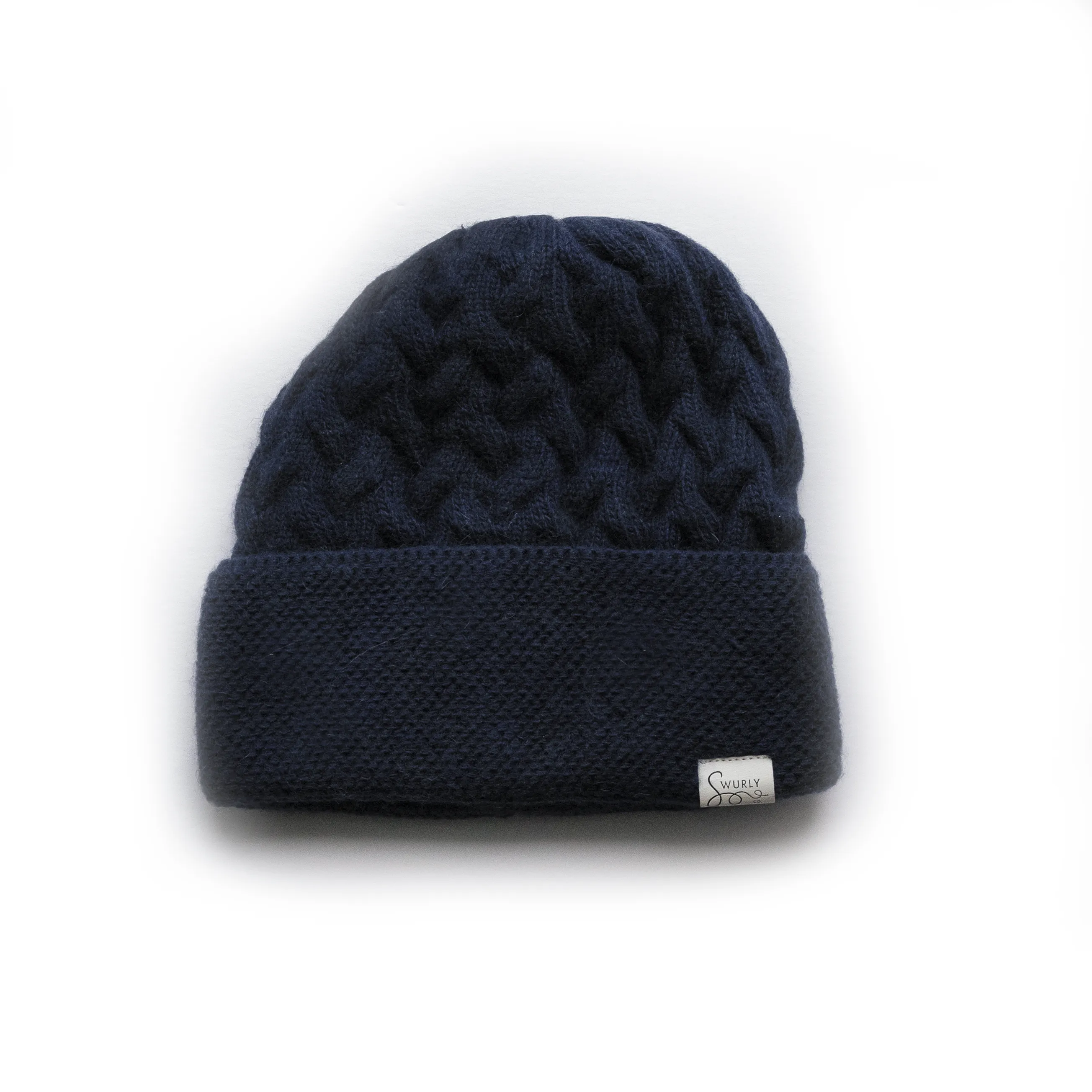 Cashmere Sublime Silk Lined Cuffed Unisex Hat