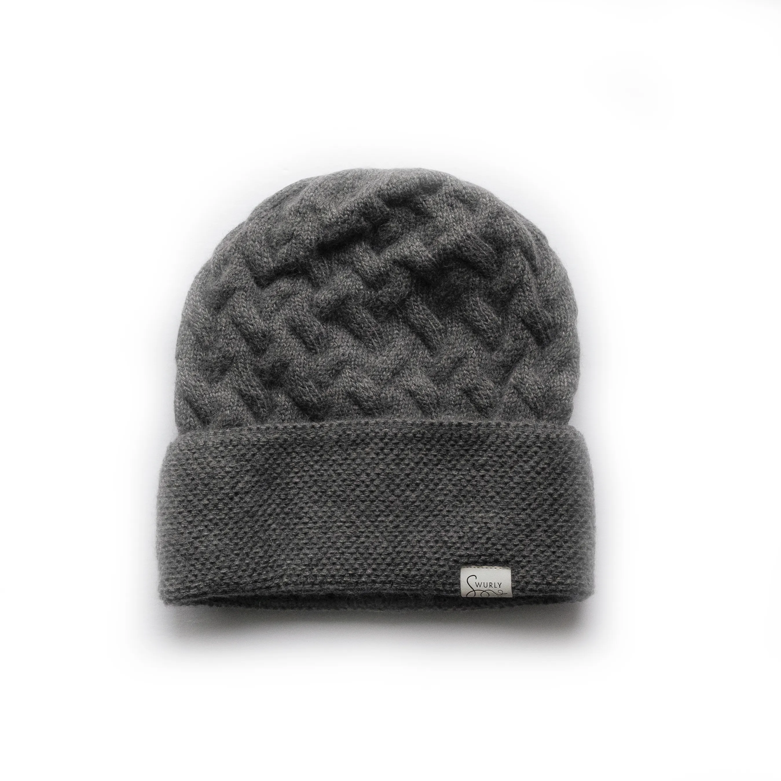 Cashmere Sublime Silk Lined Cuffed Unisex Hat
