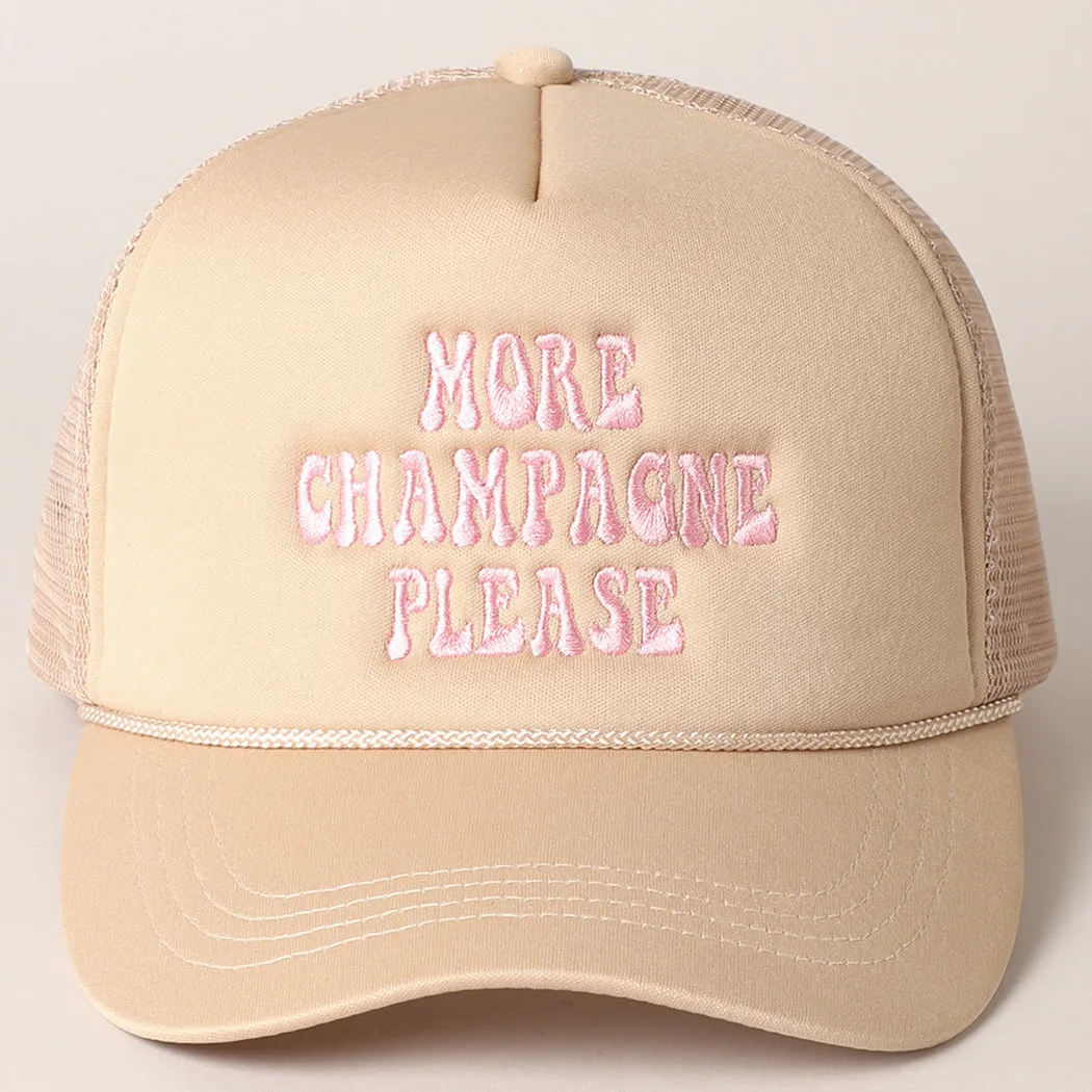 Champagne Trucker Hat {Beige}
