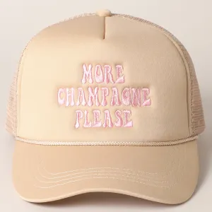 Champagne Trucker Hat {Beige}