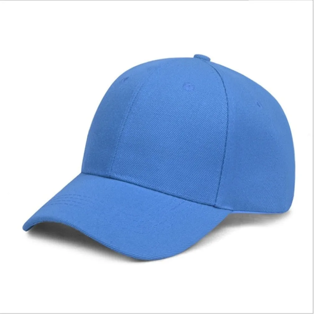 ContiNent 33 Solid Color Velcro Adjustable Unisex Spring Summer Dad Hat Shade Hip Hop Men Women Multiple Colour Baseball Cap Peaked Cap