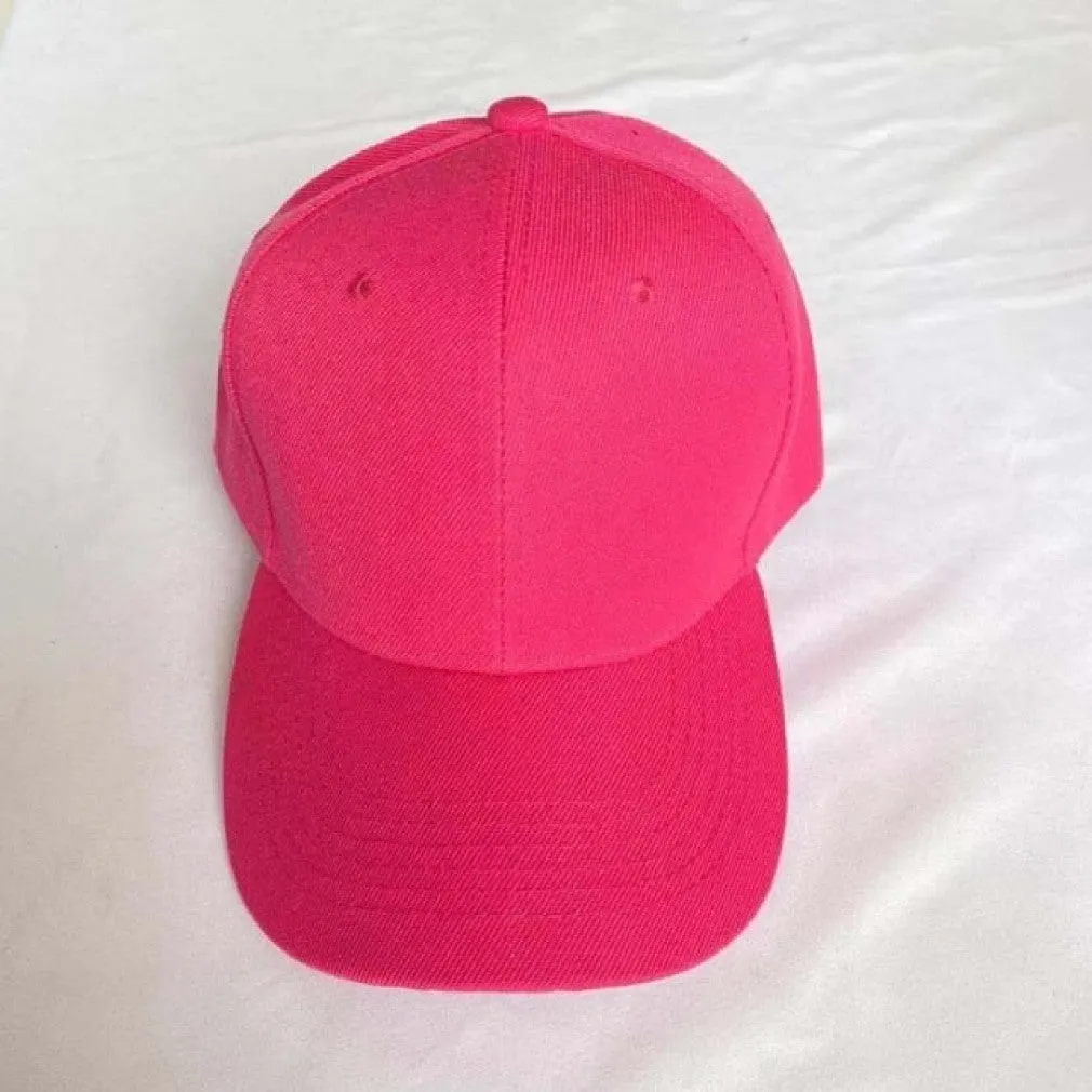 ContiNent 33 Solid Color Velcro Adjustable Unisex Spring Summer Dad Hat Shade Hip Hop Men Women Multiple Colour Baseball Cap Peaked Cap