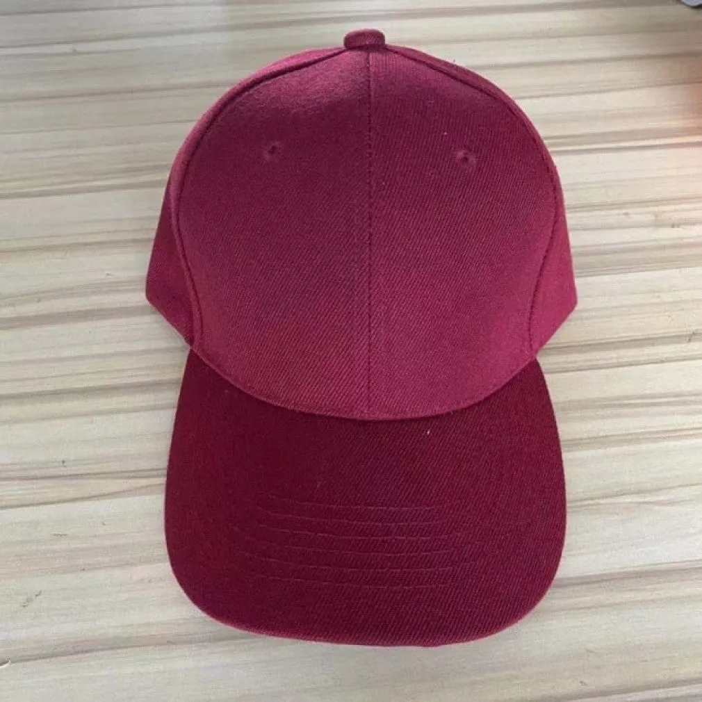 ContiNent 33 Solid Color Velcro Adjustable Unisex Spring Summer Dad Hat Shade Hip Hop Men Women Multiple Colour Baseball Cap Peaked Cap