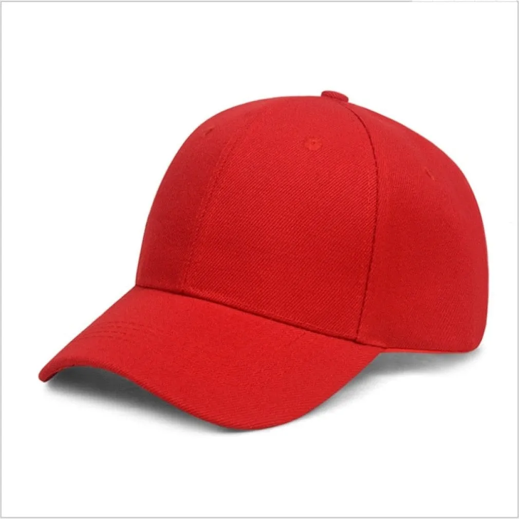 ContiNent 33 Solid Color Velcro Adjustable Unisex Spring Summer Dad Hat Shade Hip Hop Men Women Multiple Colour Baseball Cap Peaked Cap