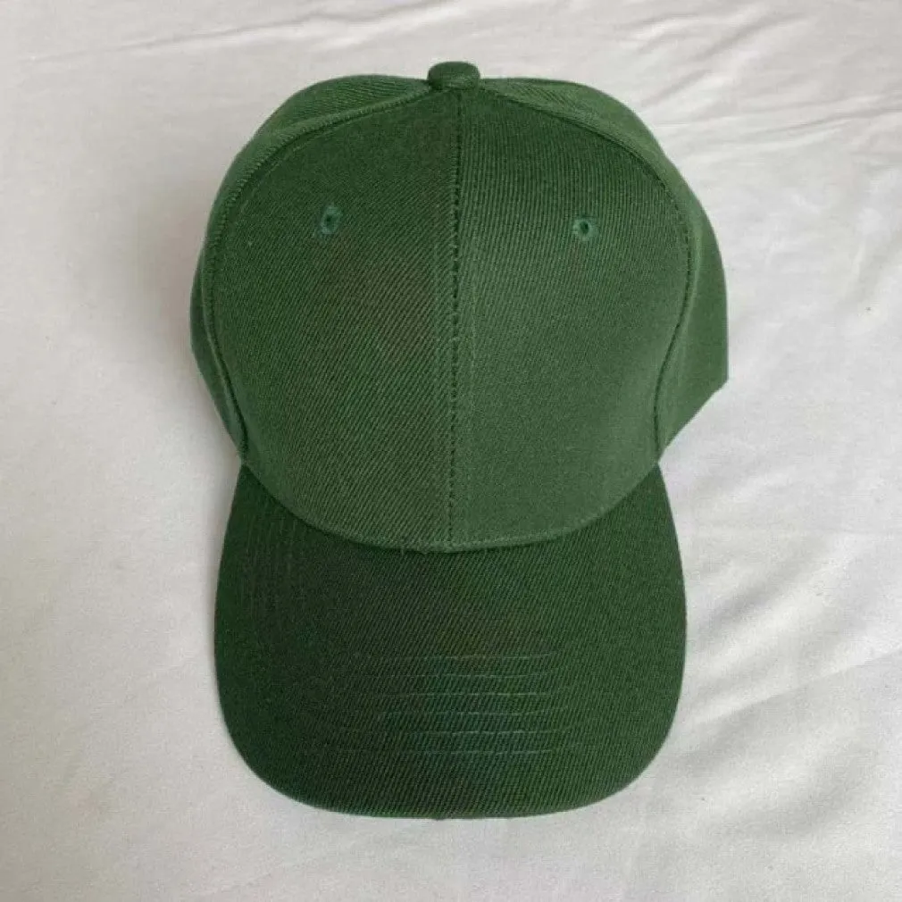 ContiNent 33 Solid Color Velcro Adjustable Unisex Spring Summer Dad Hat Shade Hip Hop Men Women Multiple Colour Baseball Cap Peaked Cap