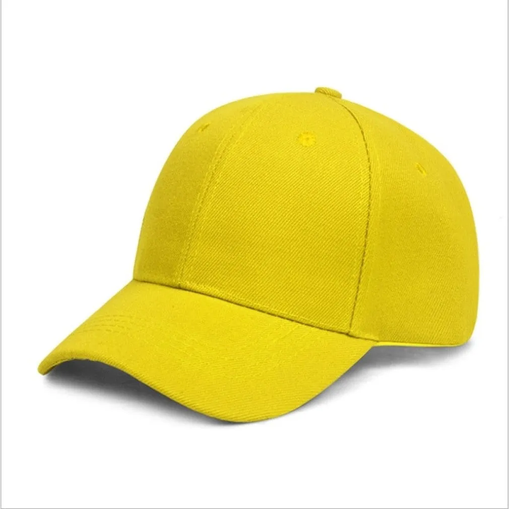 ContiNent 33 Solid Color Velcro Adjustable Unisex Spring Summer Dad Hat Shade Hip Hop Men Women Multiple Colour Baseball Cap Peaked Cap