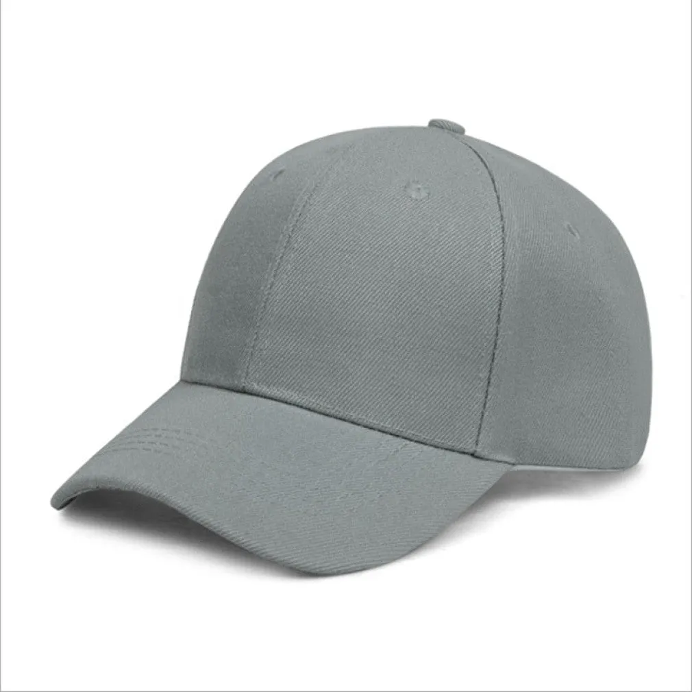 ContiNent 33 Solid Color Velcro Adjustable Unisex Spring Summer Dad Hat Shade Hip Hop Men Women Multiple Colour Baseball Cap Peaked Cap