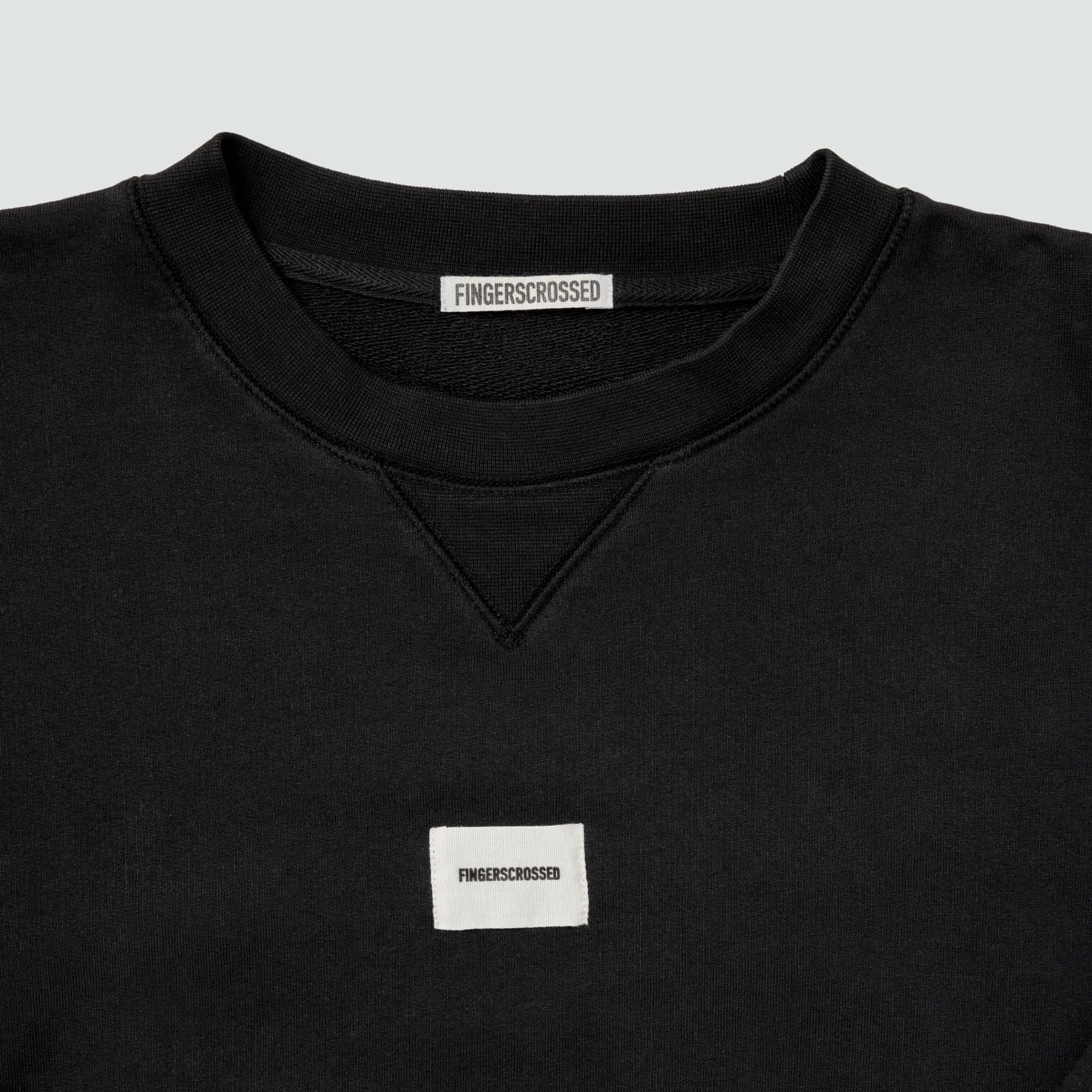 Crew Neck Classic Logo - Black