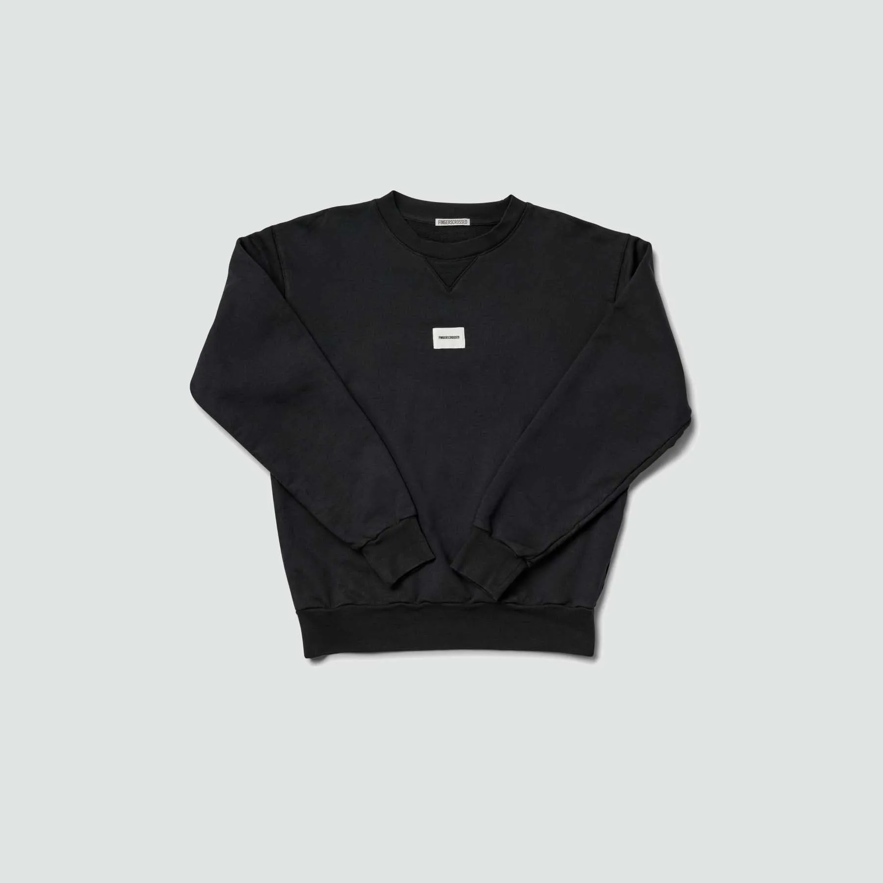 Crew Neck Classic Logo - Black