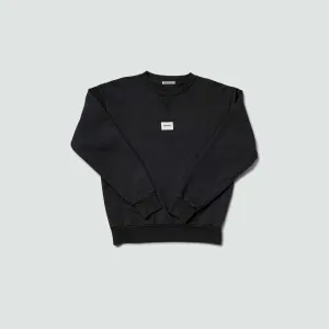 Crew Neck Classic Logo - Black
