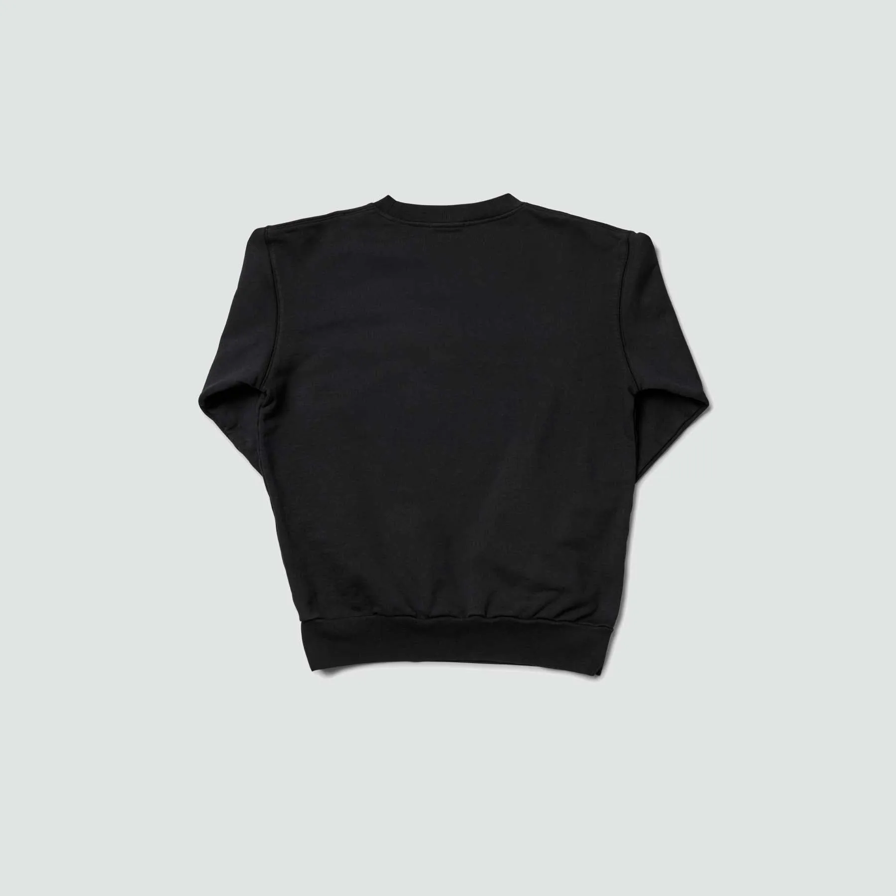 Crew Neck Classic Logo - Black