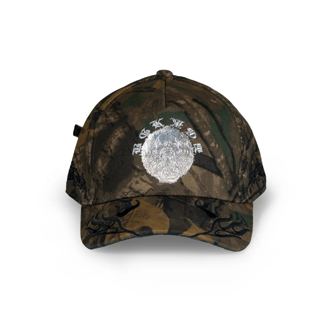 Crocodile Teeth Chris Kyle Camo Strap Back Hat - Mossy Oak Realtree - Unisex