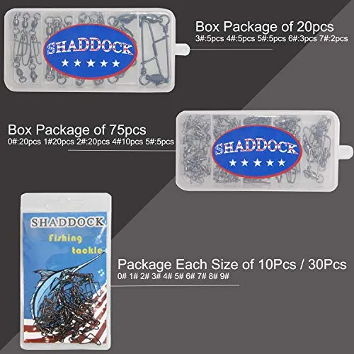 Easy Catch 10 Pack High-Strength Fishing Ball Bearing Swivel with Coastlock Snap, Strong Welded Ring for Saltwater Fishing-18Lb to 350Lb (100% Copper Stainless Steel)(Size 4 4 (90lb) 10Pack)