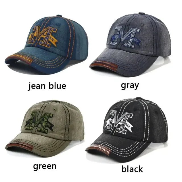Elevate your look with the ultimate men's Vintage Jeans baseball cap.