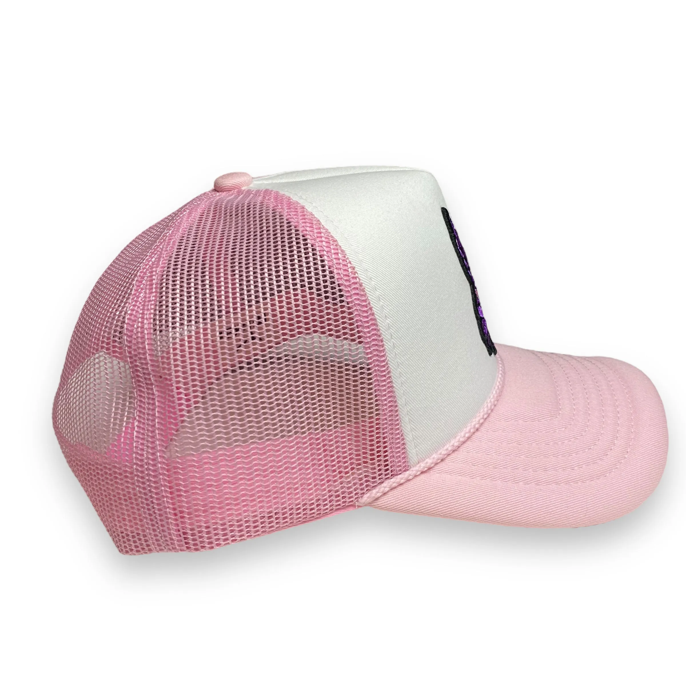 Embroidered Green Weed Leaf Trucker Hat For women or Men