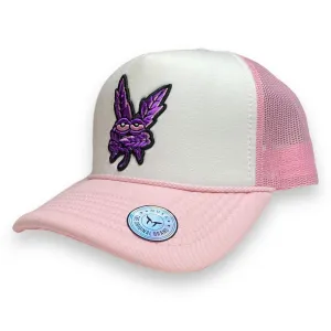 Embroidered Green Weed Leaf Trucker Hat For women or Men