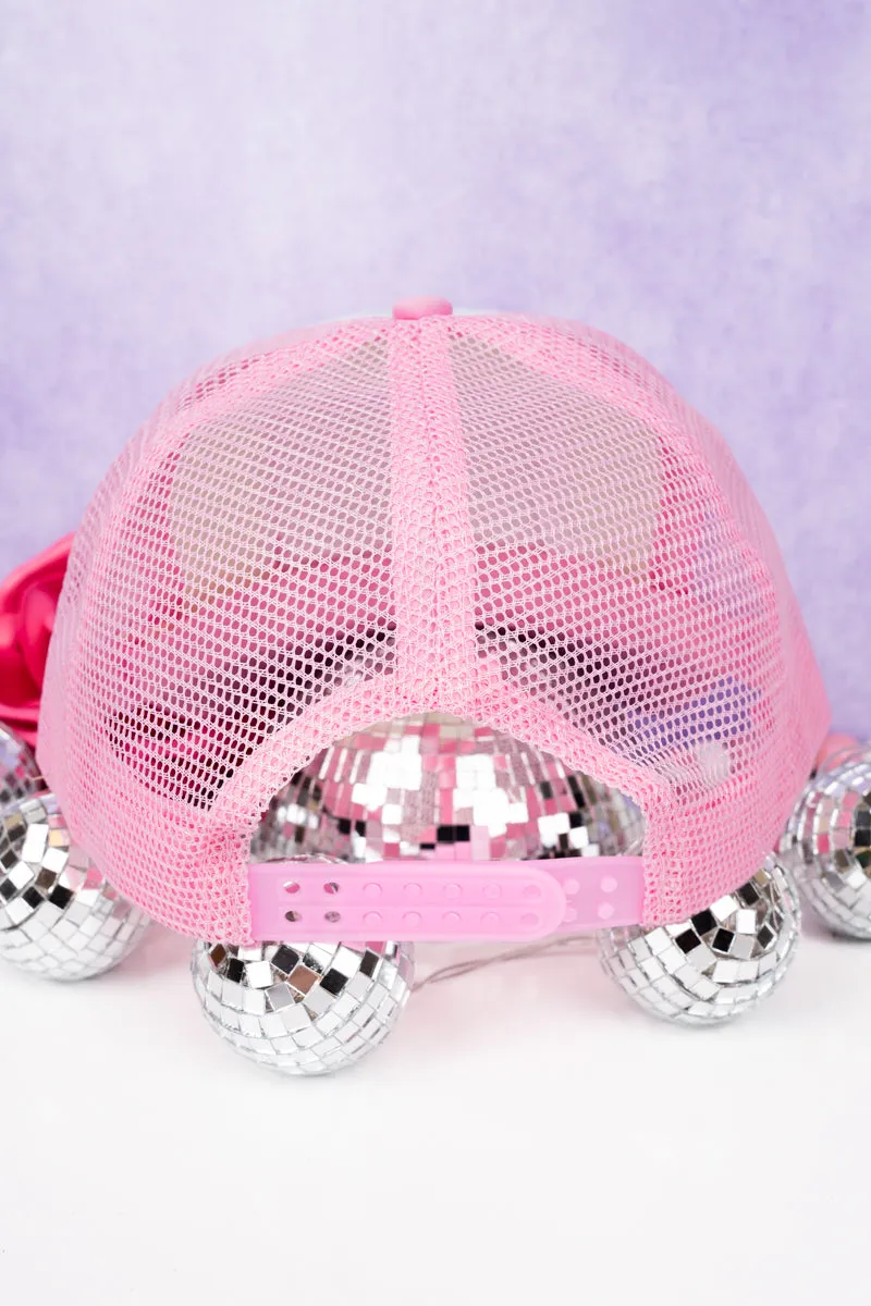 Faith Multi-Color Pink and White Foam Front Trucker Hat
