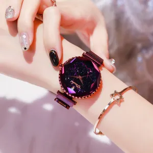 Fashion Star Watch steel belt waterproof Lady Watch
