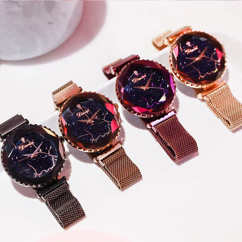 Fashion Star Watch steel belt waterproof Lady Watch