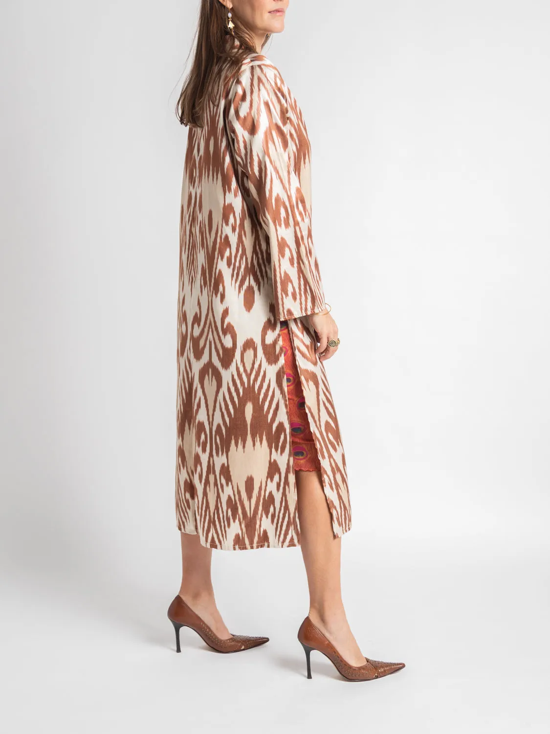 Fergana Silk Caftan Duster
