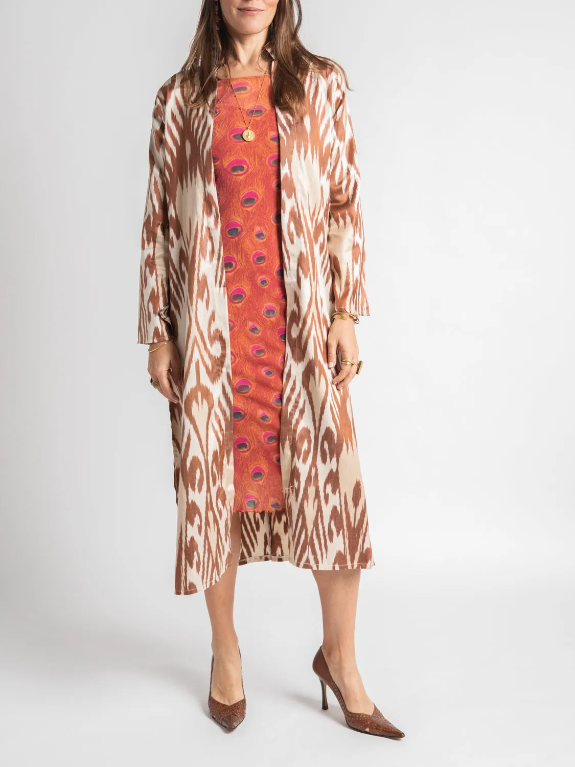 Fergana Silk Caftan Duster