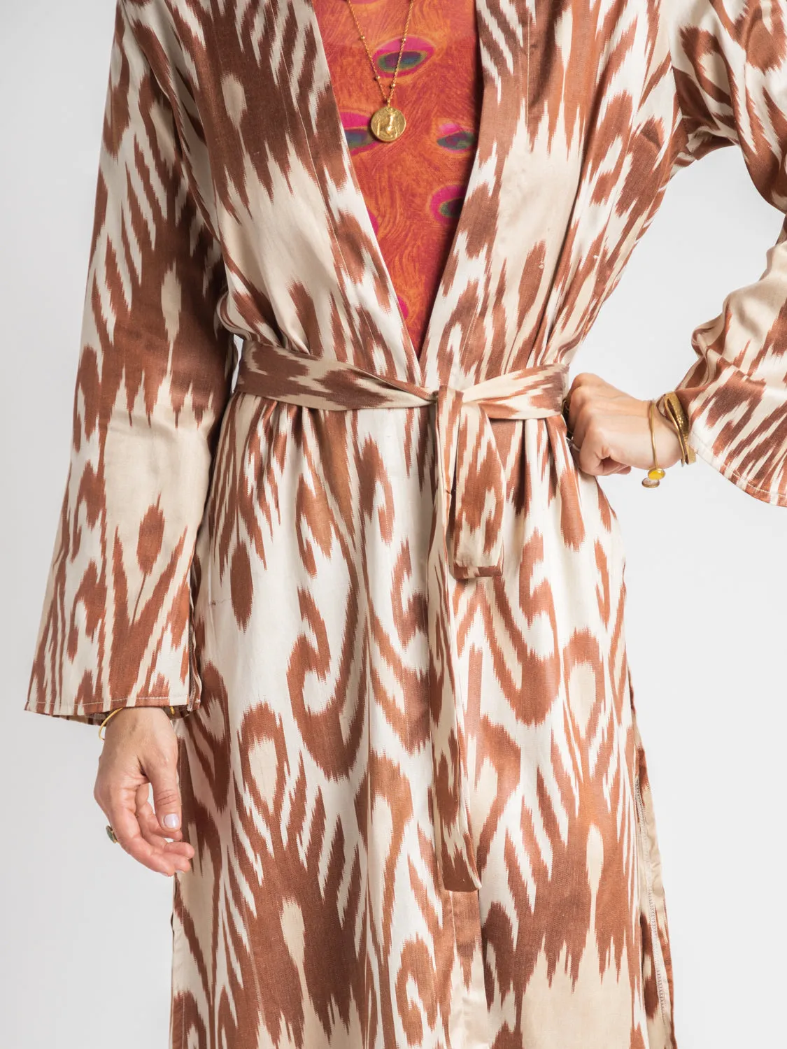 Fergana Silk Caftan Duster