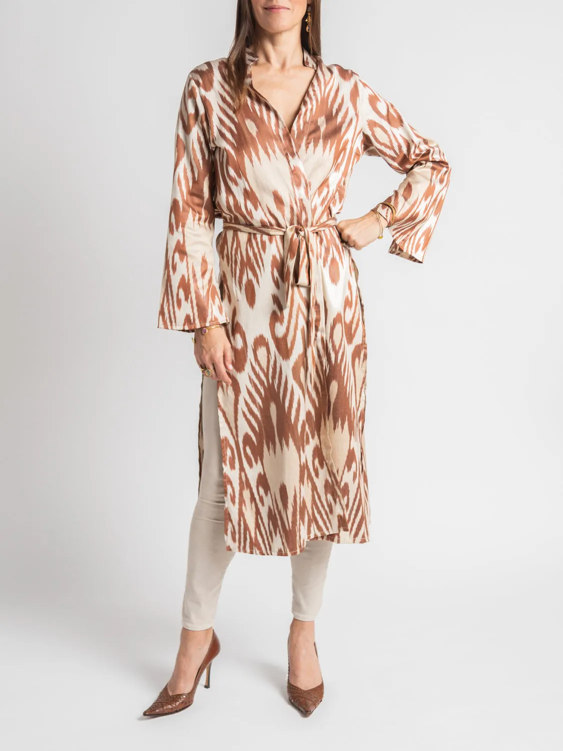 Fergana Silk Caftan Duster
