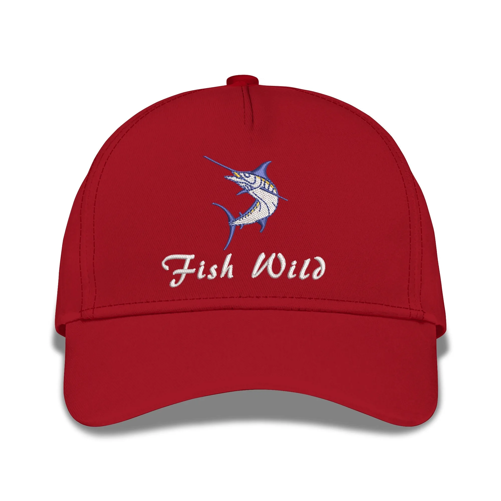 Fish Wild Embroidered Baseball Caps Fishing