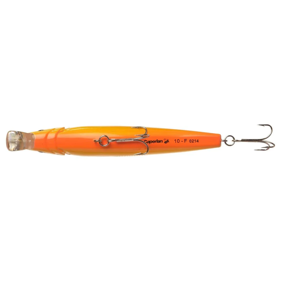 Floating fishing plug bait Quizer 100 Orange