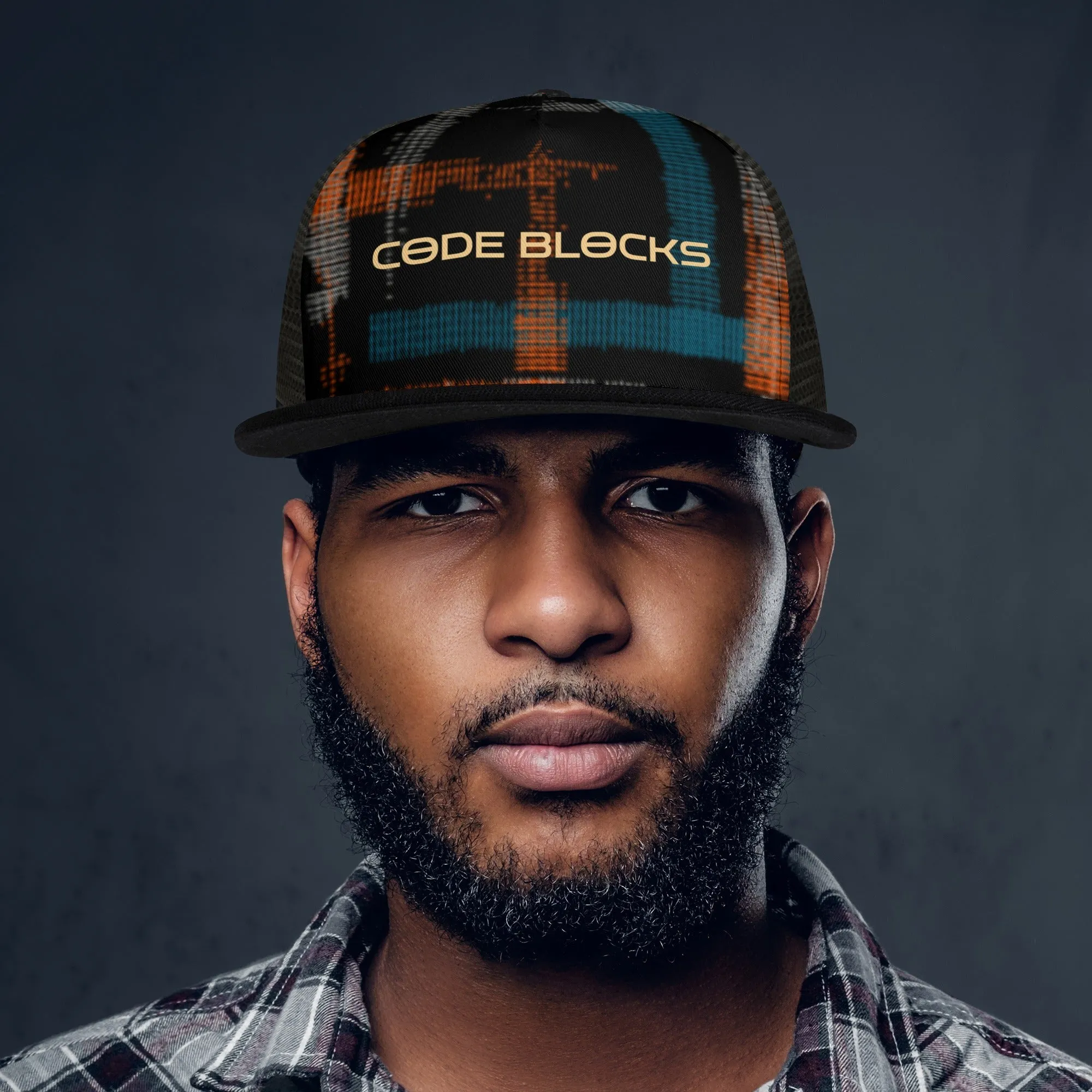 Front Printing Adjustable Snapback Trucker Hat