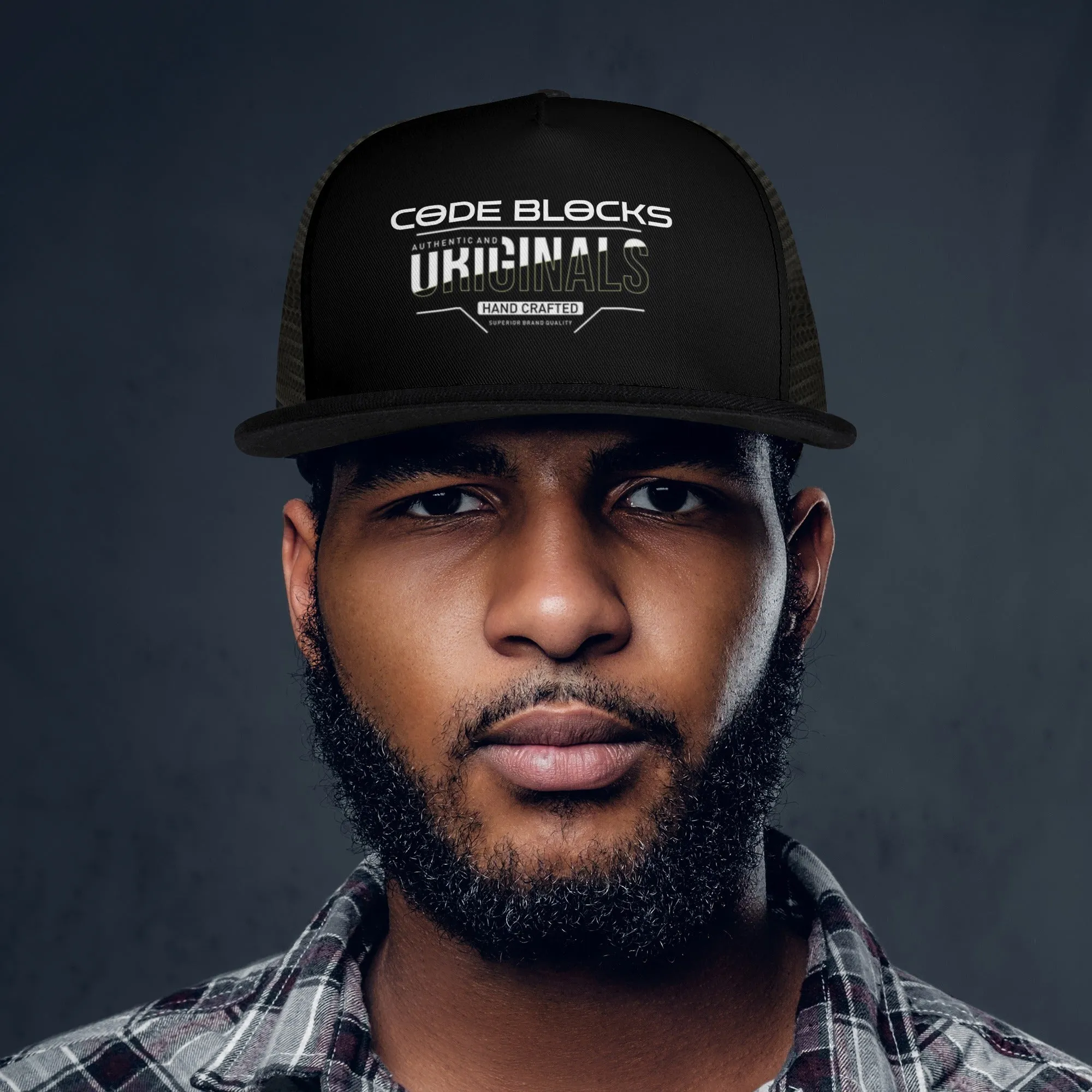 Front Printing Adjustable Snapback Trucker Hat