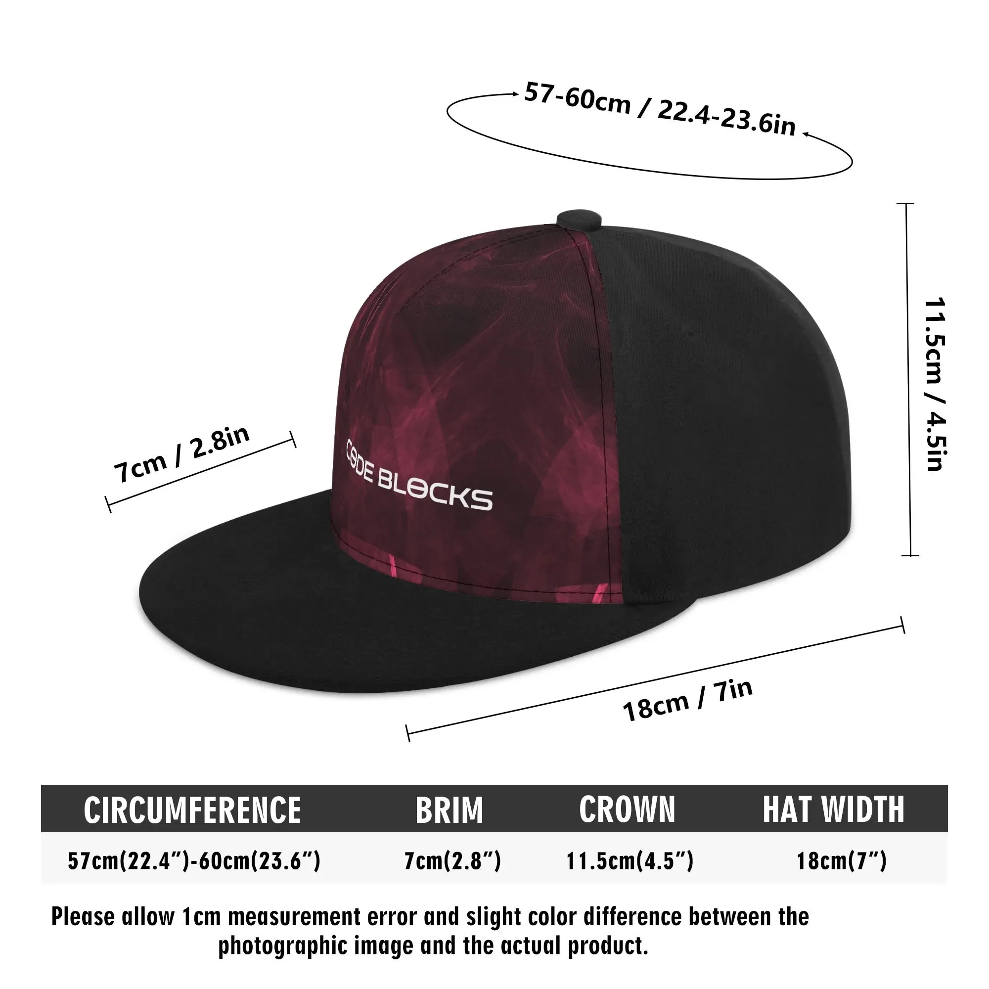 Front Printing Casual Hip-hop Hats