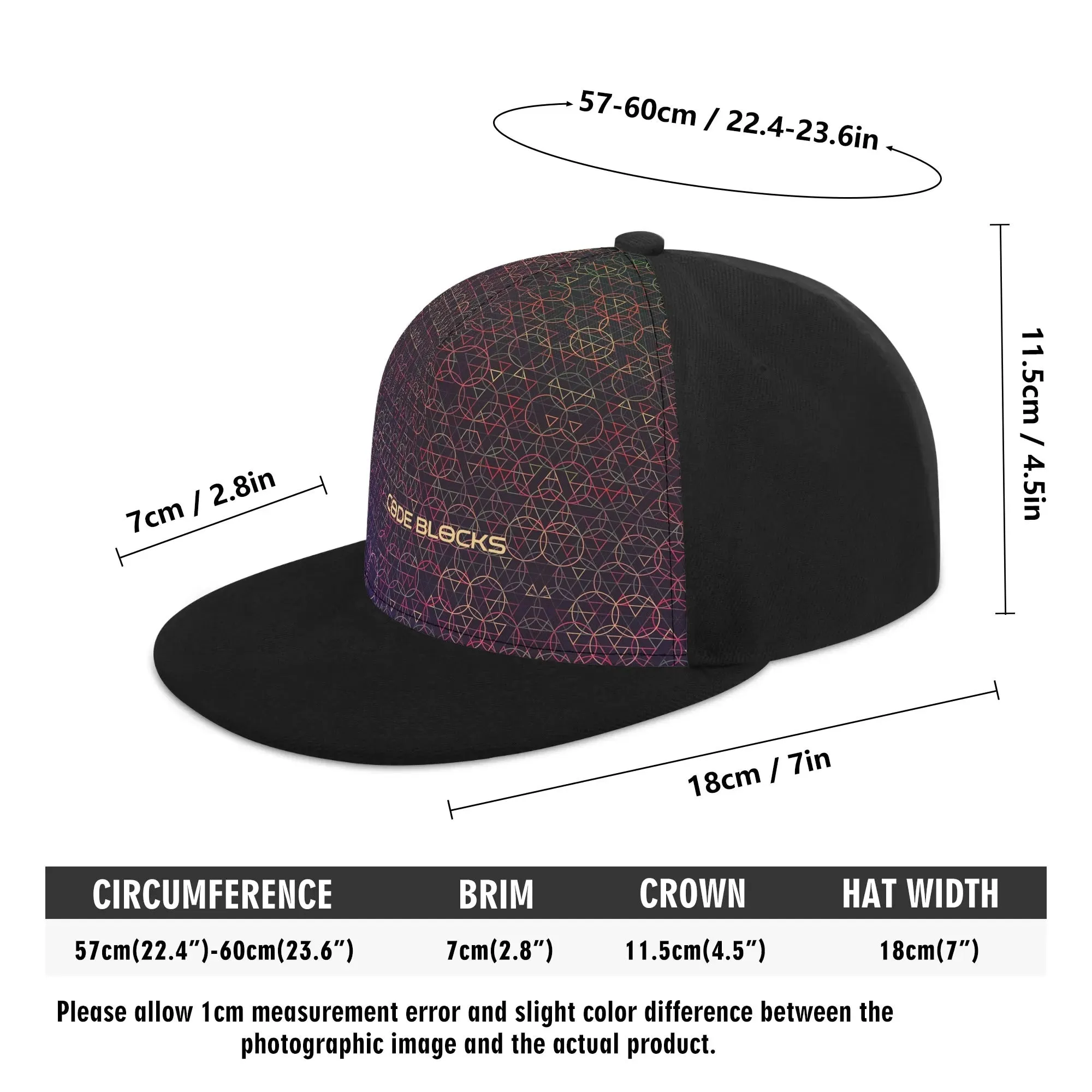 Front Printing Casual Hip-hop Hats