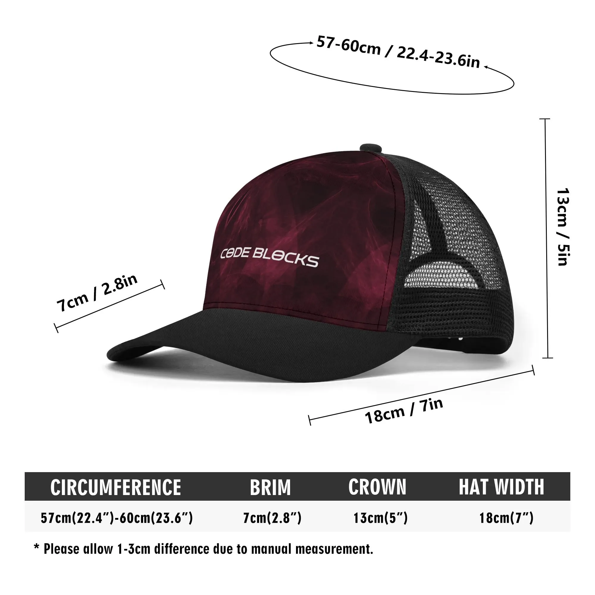Front Printing Mesh Trucker Hats