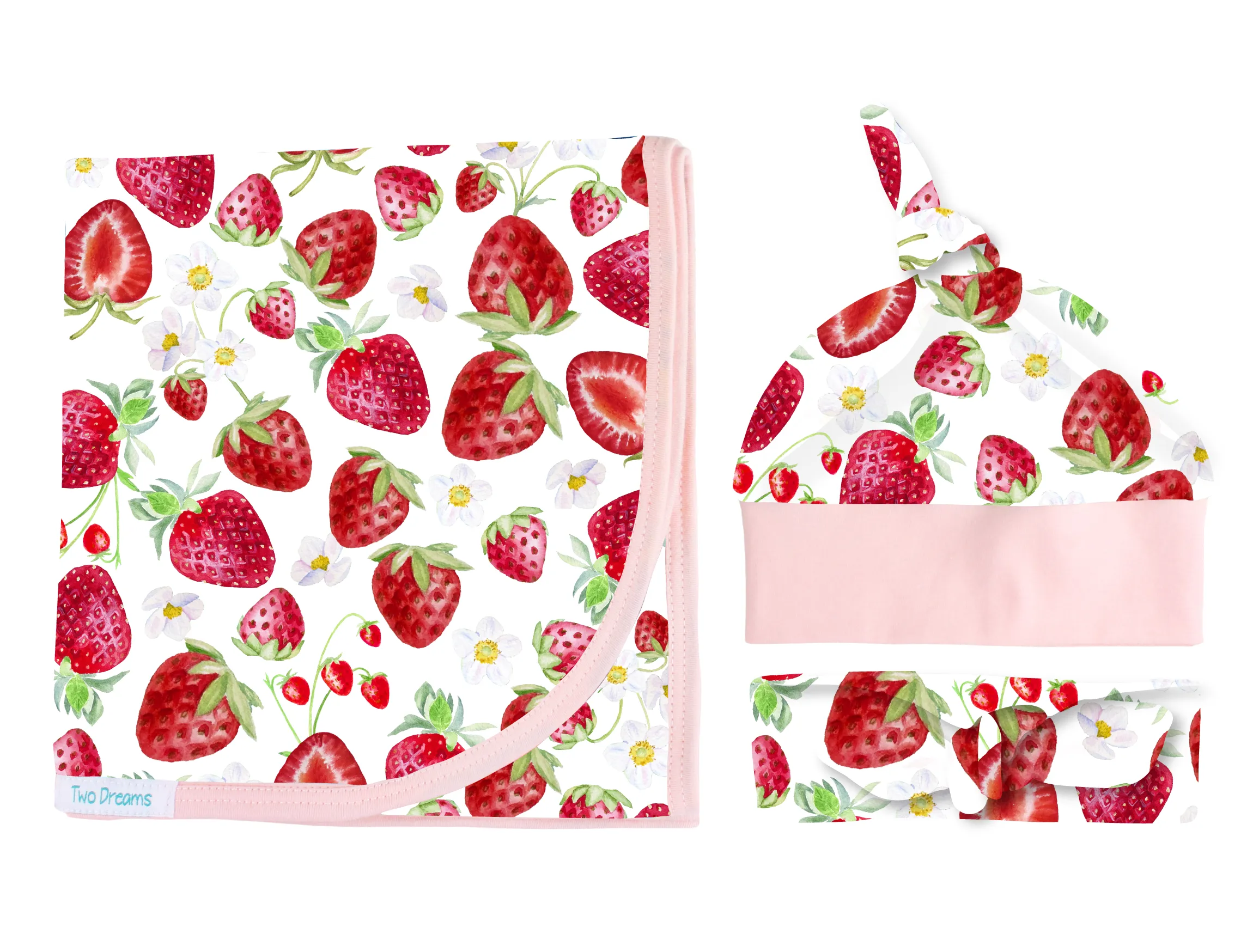 Girl Jersey Knit Blanket for Babies and Toddlers - Fabric Choices Available