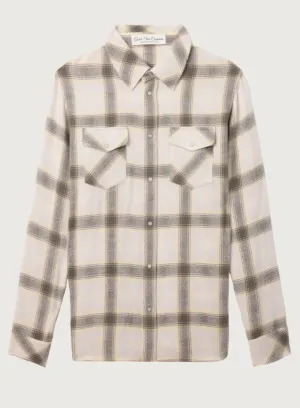 GOD'S TRUE CASHMERE | Moon Tartan Cashmere Shirt