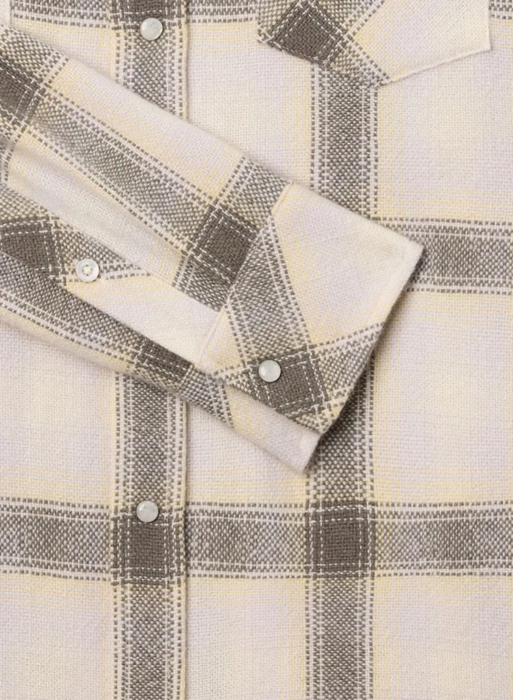 GOD'S TRUE CASHMERE | Moon Tartan Cashmere Shirt