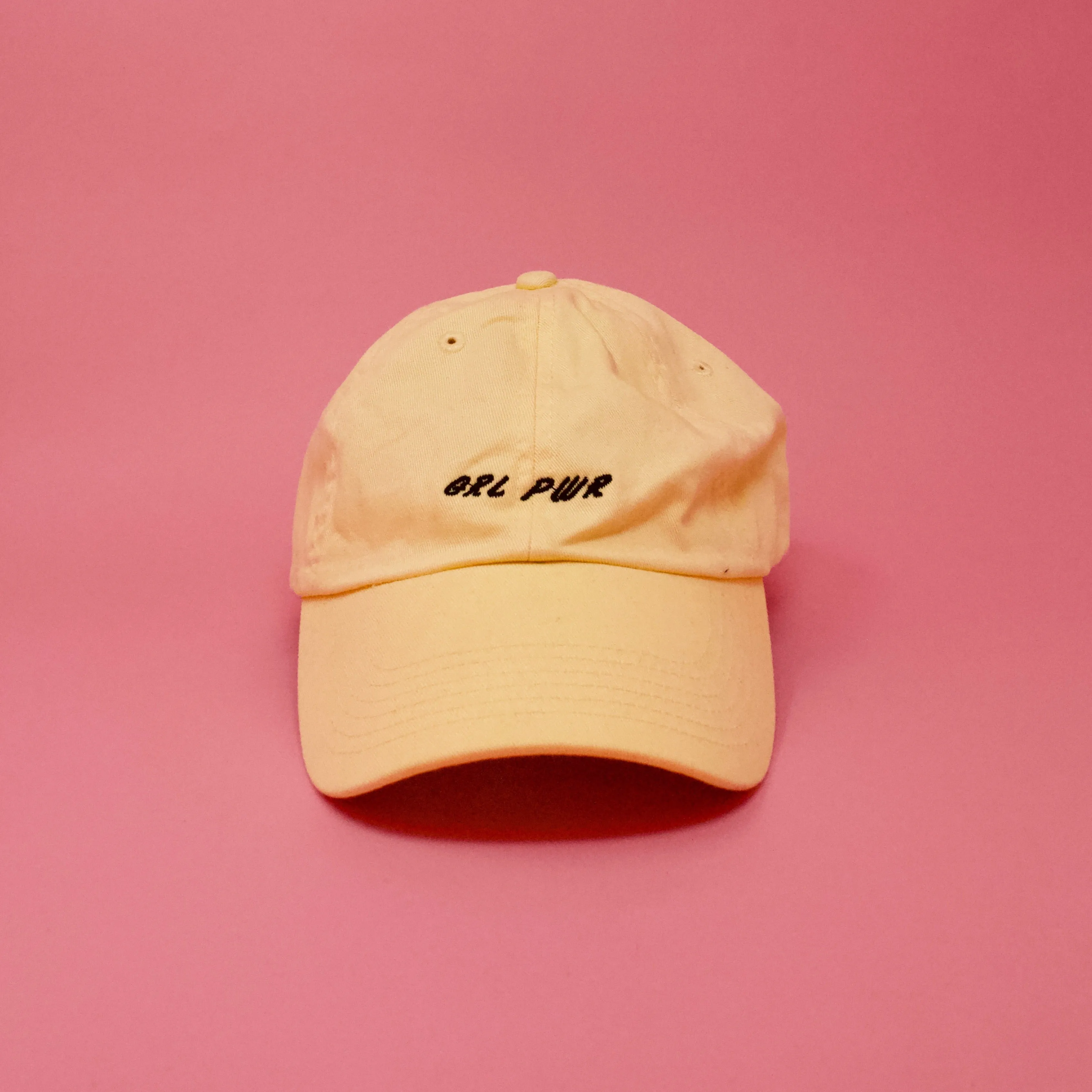 GRL PWR Baseball Cap - Yellow