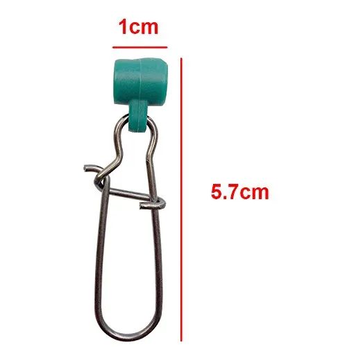 Heavy Duty Sinker Slides Duo Lock Snaps 25pcs/Box High-Strength Fishing Line Sinker Slider Swivel Snap Tackle Box Kit -Test: 220LB