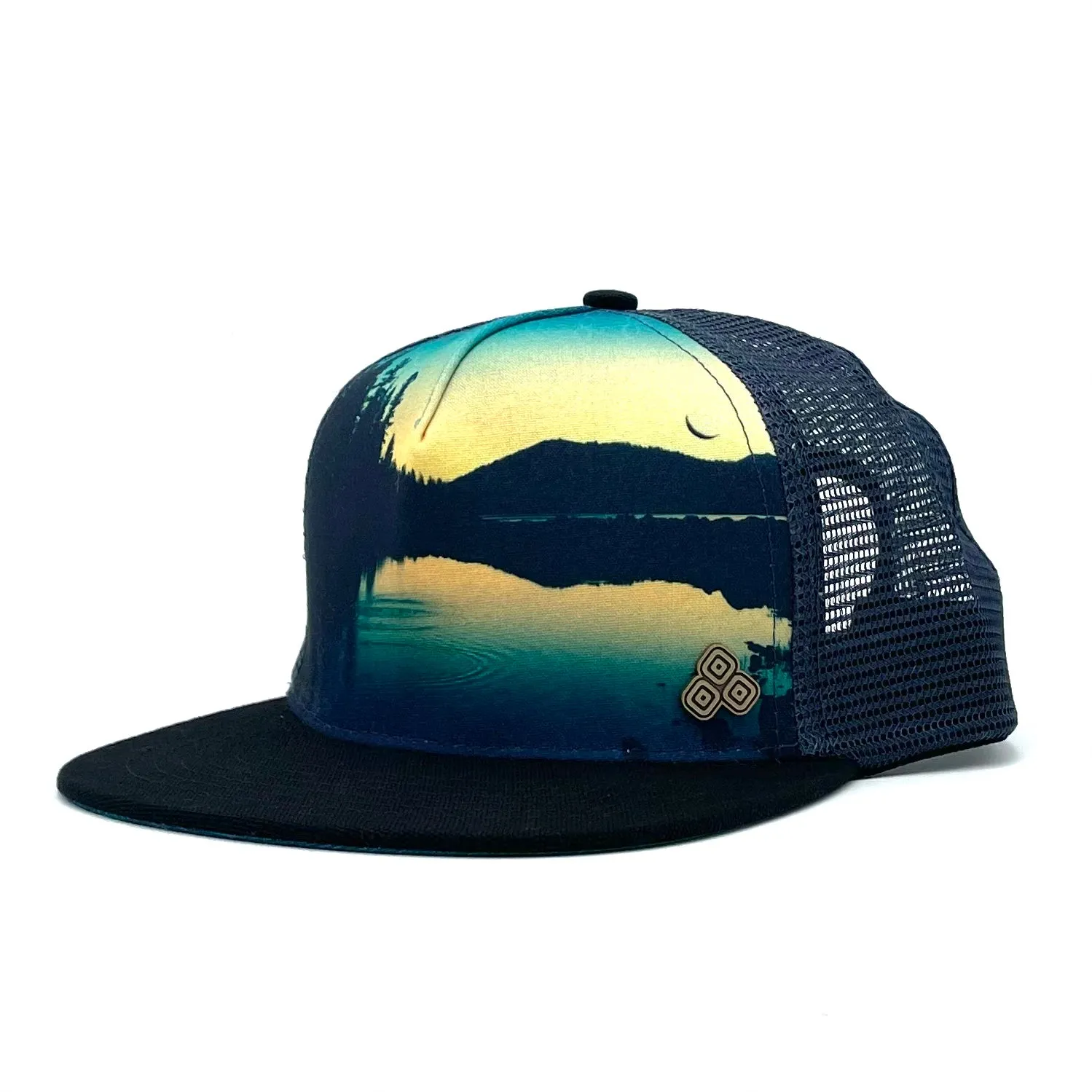 Horizon Juniper Trucker Hat – Juniper Lake Graphic, Adjustable & Unisex