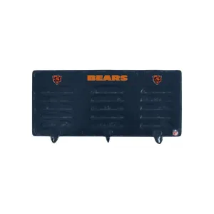 Imperial Chicago Bears 3 Hook Metal Locker Coat Rack