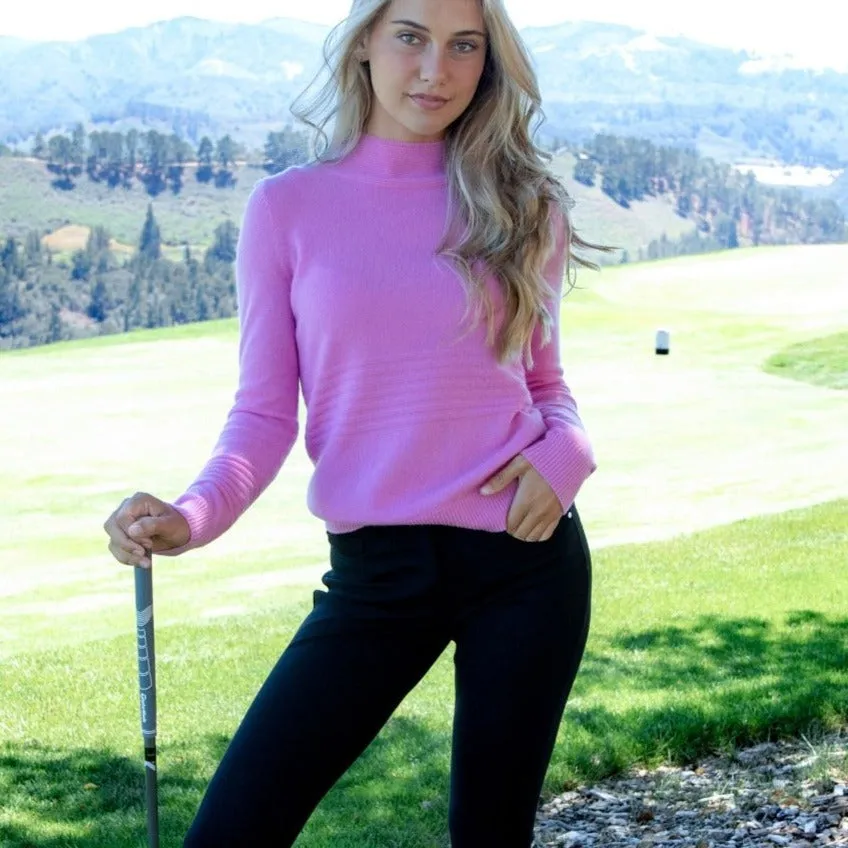 Isabella Cashmere Sweater, Carnation Pink