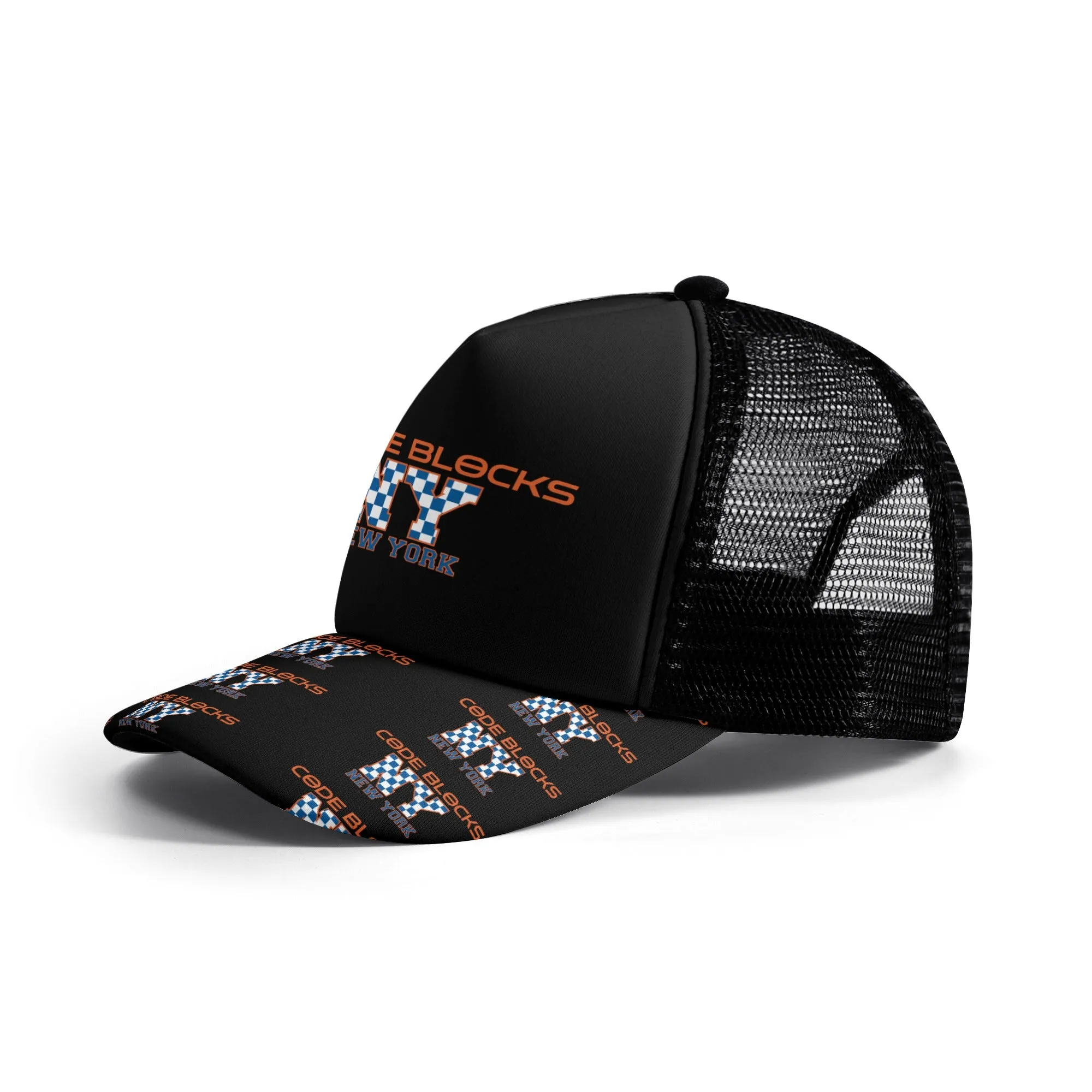 Kids Front Printing Mesh Trucker Hats