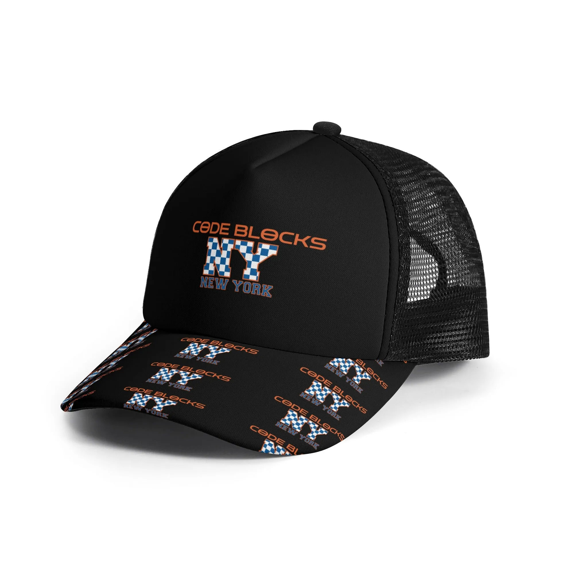 Kids Front Printing Mesh Trucker Hats