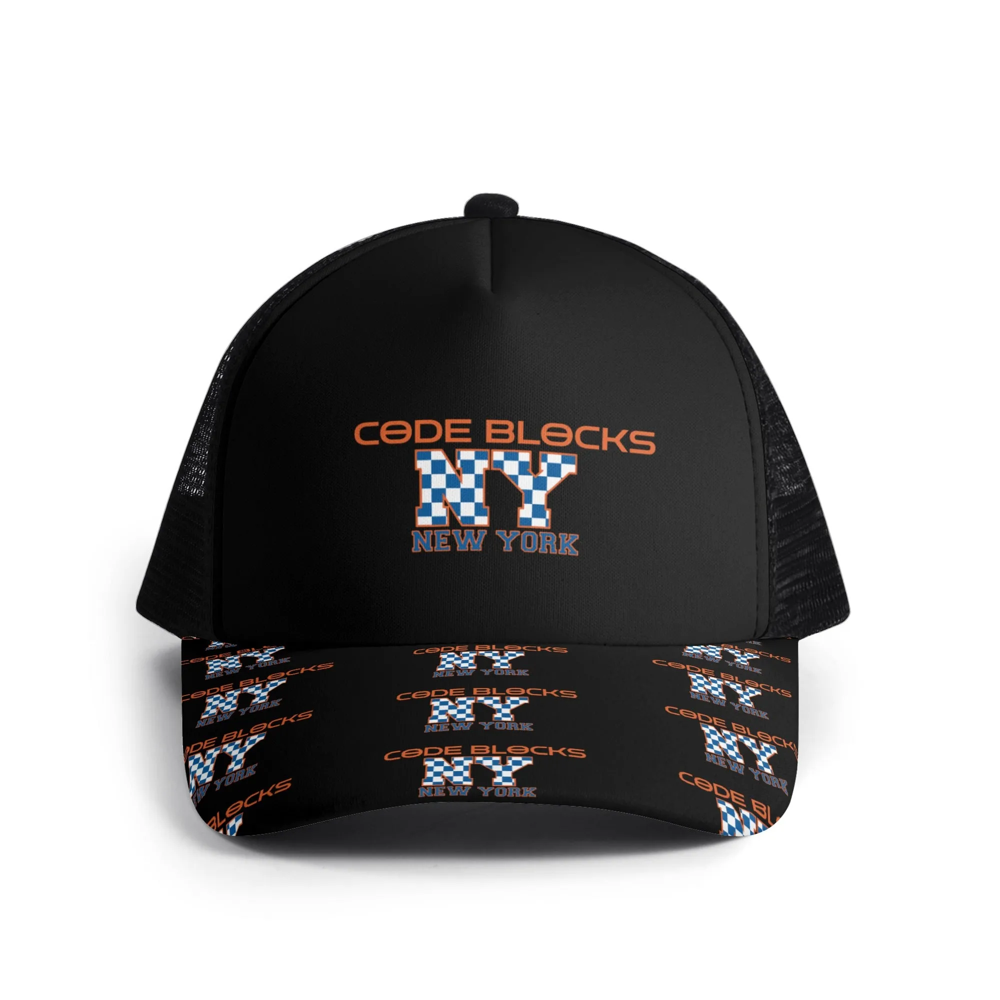 Kids Front Printing Mesh Trucker Hats