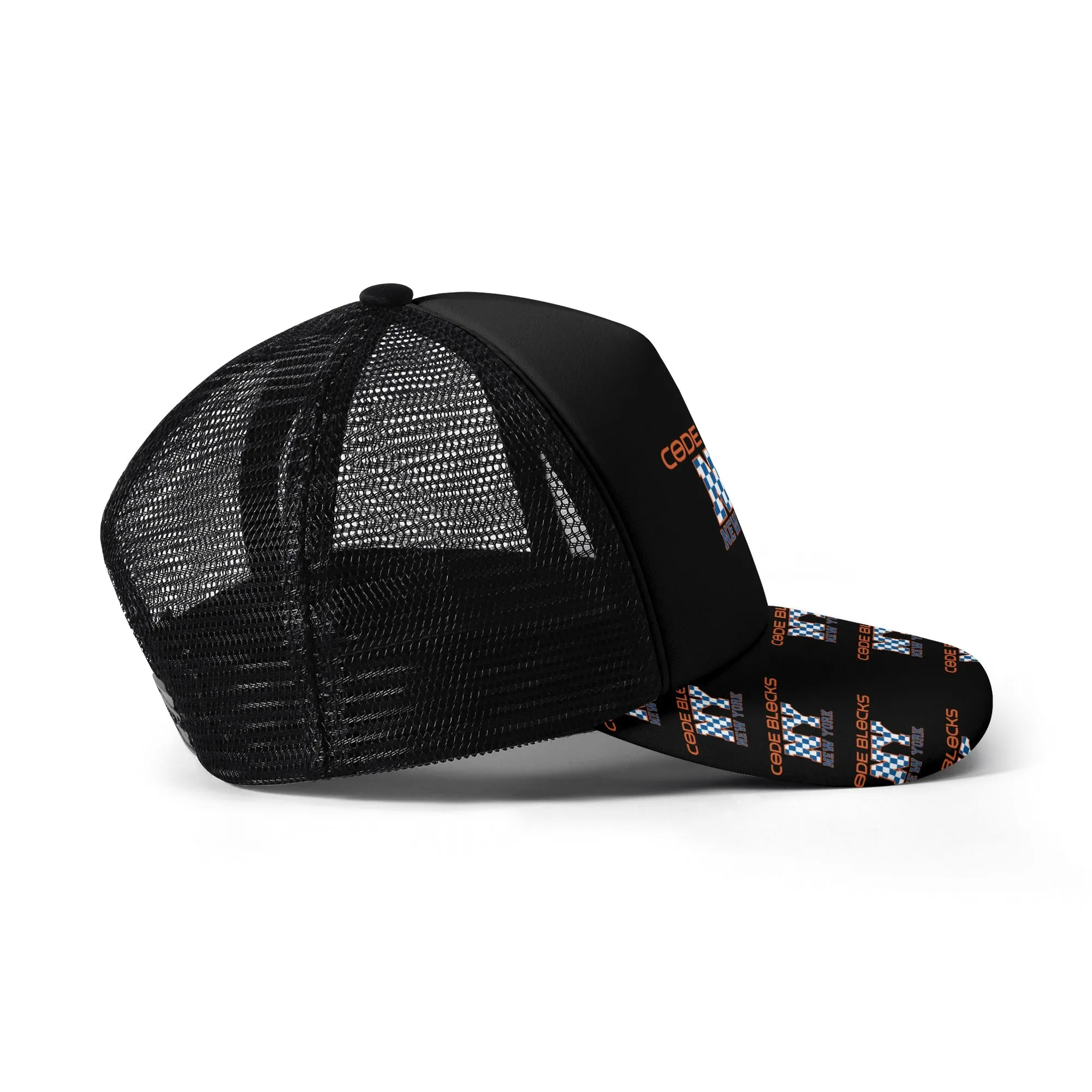 Kids Front Printing Mesh Trucker Hats