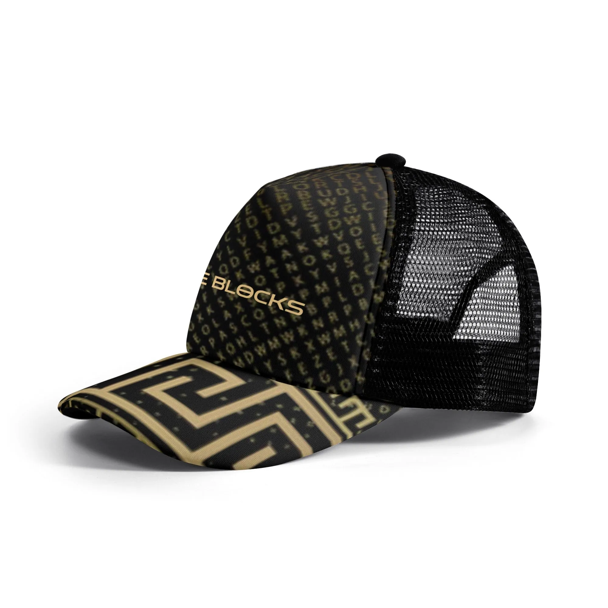 Kids Front Printing Mesh Trucker Hats